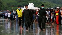 Korban Pesawat Jatuh di Pantai Myanmar Dievakuasi