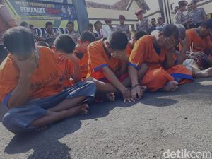 Ramadan, 128 Preman Diamankan Polres Pasuruan