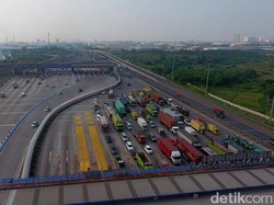Jasa Marga Lakukan Contraflow Jelang Gerbang Tol Cikarang Utama