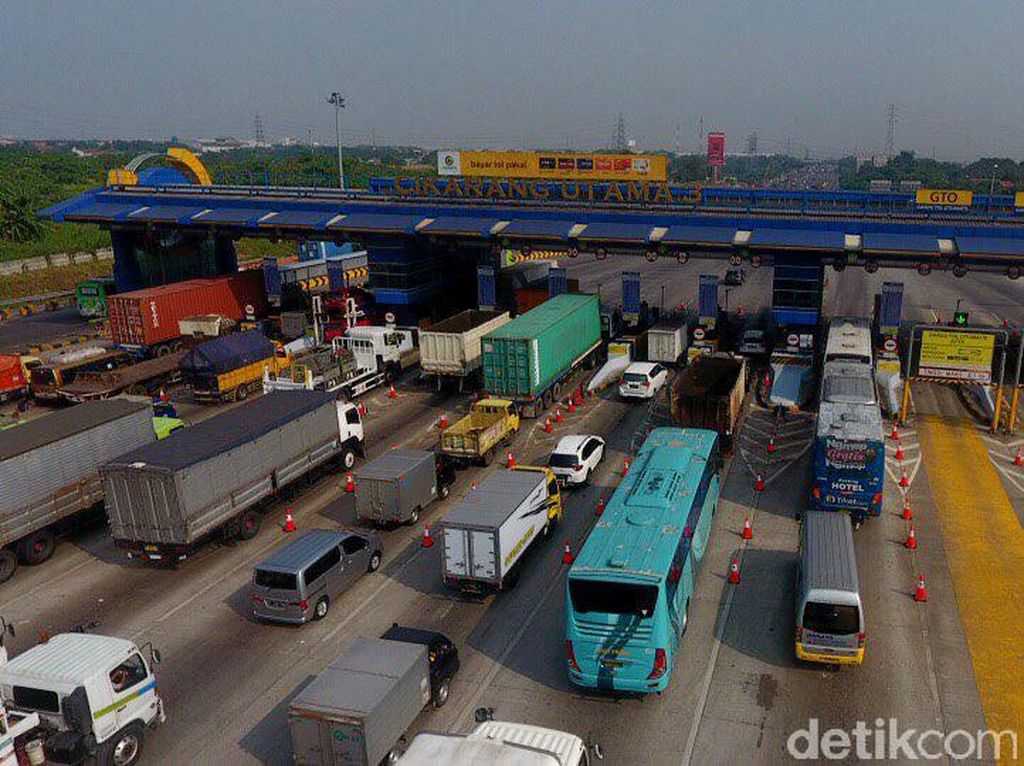 Progres Pemindahan Gerbang Tol Cikarang Utama Sudah 50% Progres Pemindahan Gerbang Tol Cikarang Utama Sudah 50%