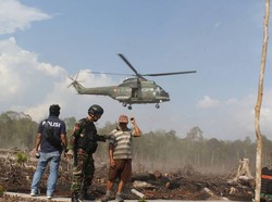 Satgas Karhutla Amankan Pria yang Diduga Pembakar Lahan