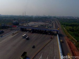 Tol Cikampek dari Jakarta Arah Karawang Lancar