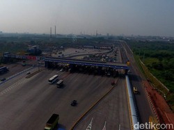 Tol Cikampek dari Jakarta Arah Karawang Lancar