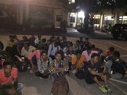 Polresta Pekanbaru Amankan 38 Warga Bangladesh