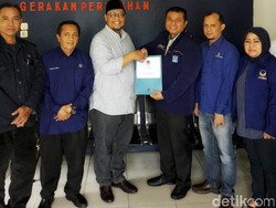 Lukman Edy dan Bupati Pelalawan Daftar Jadi Cagub Riau ke NasDem