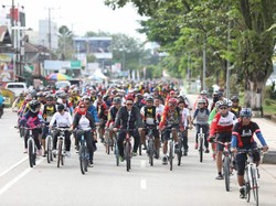 Gowes Nusantara Sampai di Kutai Kartanegara
