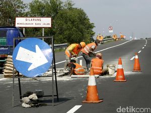 Ada Perbaikan di Sejumlah Ruas Tol, Pengemudi Diimbau Hati-hati