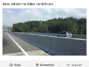 Viral Video Mobil Melaju Lawan Arah di Tol Semarang