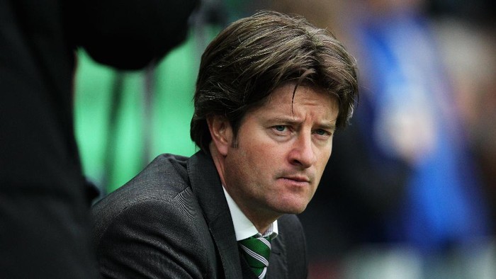 GRONINGEN, NETHERLANDS - APRIL 27: Groningen Manager / trainer, Pieter Huistra looks on prior to the Eredivisie match between FC Groningen and De Graafschap at the Euroborg Stadion on April 27, 2012 in Groningen, Netherlands. (Photo by Dean Mouhtaropoulos/Getty Images)