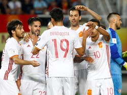 Spanyol Menang Tipis atas Makedonia
