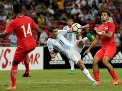 Argentina Hajar Singapura 6-0