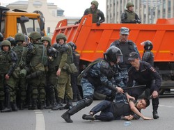 1.500 Orang Ditangkap dalam Unjuk Rasa Antipemerintah di Rusia