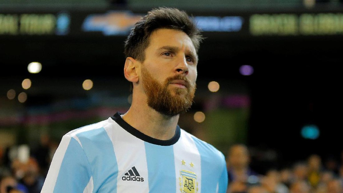 Lionel Messi di timnas Argentina (Foto: REUTERS/Jason Reed)