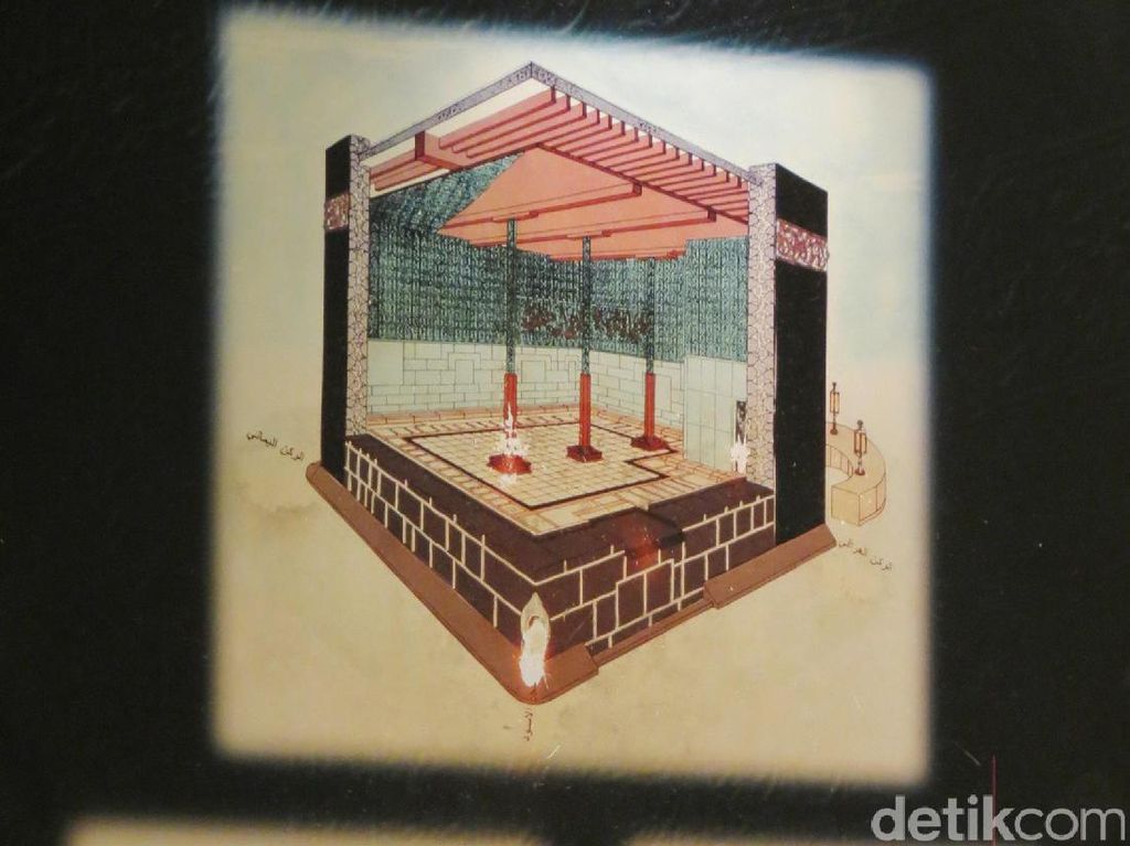 Foto: Menjelajah Isi Dalam Kabah Foto: Menjelajah Isi Dalam Kabah