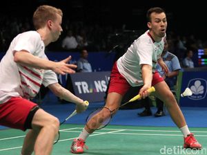 Astrup/Rasmussen Puas Bukan Kepalang Jegal Kevin/Marcus