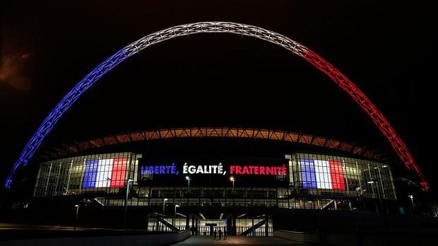 Kumandang '<I>Don't Look Back in Anger</I>' Jelang Prancis vs Inggris