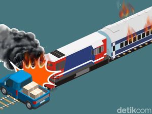 Viral Detik-detik Mobil Diseruduk Kereta di Muara Enim Sumsel