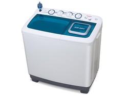 Mencuci Bersih dengan Mesin Cuci Dua Tabung Sanken