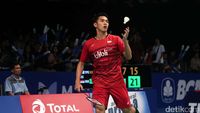 Jonatan Christie ke Babak Kedua Indonesia Open