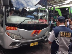 Cek Kendaraan Mudik, Dishub Jatim Temukan 2.800 Bus Tak Layak Jalan