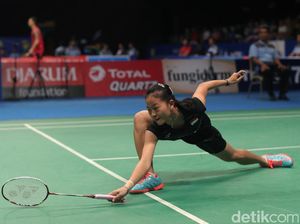 Fitriani Kalah karena Tak Mampu Redam Tekanan Lawan Fitriani Kalah karena Tak Mampu Redam Tekanan Lawan