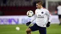 Marco Verratti menjadi pemain teranyar yang gabung manajemen Raiola. Pemain Paris Saint-Germain itu sebelumnya ditangani oleh Donato Di Campli. (Foto: AFP/Miguel Medina)