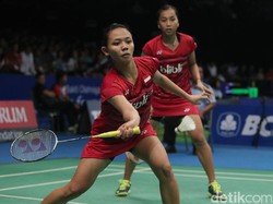 Singkirkan Unggulan Keenam, Della/Rosyita ke Perempatfinal