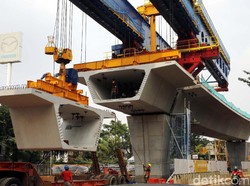 Proyek LRT Jakarta Dikebut, Ini Penampakannya