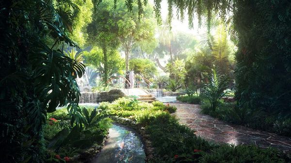 Pertama di Dunia, di Dalam Hotel Ini Ada Hutan Rimba