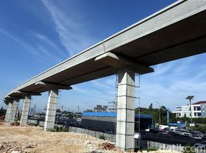 Pembangunan LRT Jabodebek Capai 60%