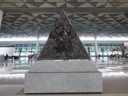 28 Patung Karya Nyoman Nuarta Dipajang di Bandara Soetta