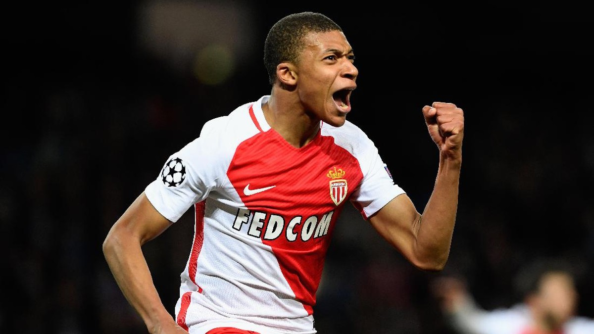 Penyerang AS Monaco Kylian Mbappe (Foto: Stu Forster/Getty Images)