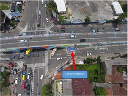 Saluran Air Diperbaiki, Flyover Antapani Aman Dilewati