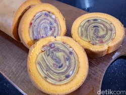 Ini Resep Kue Lebaran Mascovis Orange Roll, Paduan Bolu Gulung dan Lapis Legit