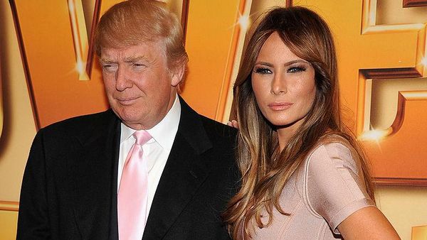 Foto: Warna-warni Dasi yang Dipakai Donald Trump Saat Bersama Melania
