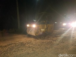 Jelang Arus Mudik, Dishub Kota Sukabumi Kebut Tambal Jalan Rusak