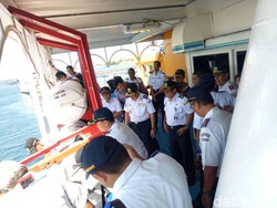 Kemenhub Gelar Simulasi Pelepasan Sekoci Keselamatan di Bali