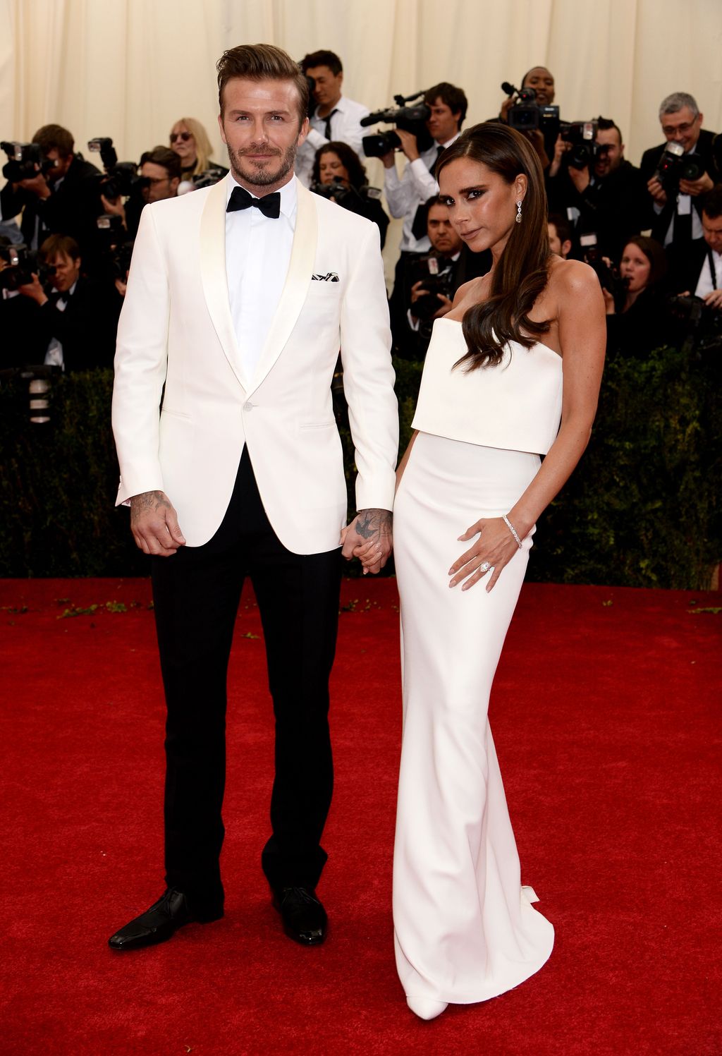 NEW YORK, NY - MAY 05:  David Beckham and Victoria Beckham attend the 