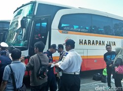 Bus Tak Laik Jalan di Terminal Poris Tangerang Langsung Diperbaiki