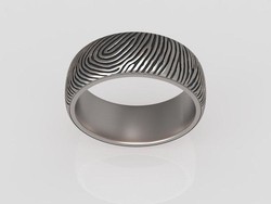 Romantis, Suami Buat Cincin Pernikahan Berukir Sidik Jari Istri