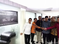 Fahri Hamzah Resmikan Posko Pengaduan Pansus Angket KPK di DPR