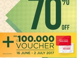 Diskon di Wakai, Keds, dan Mezzo hingga 70%