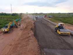 Pagi Ini Jalan Tol Palembang-Indralaya Siap Dilalui Pemudik