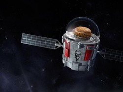 KFC Mengirimkan Sandwich Ayam Pertama ke Ruang Angkasa