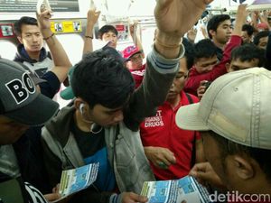 Polres Jaksel Razia Narkoba di Commuter Line