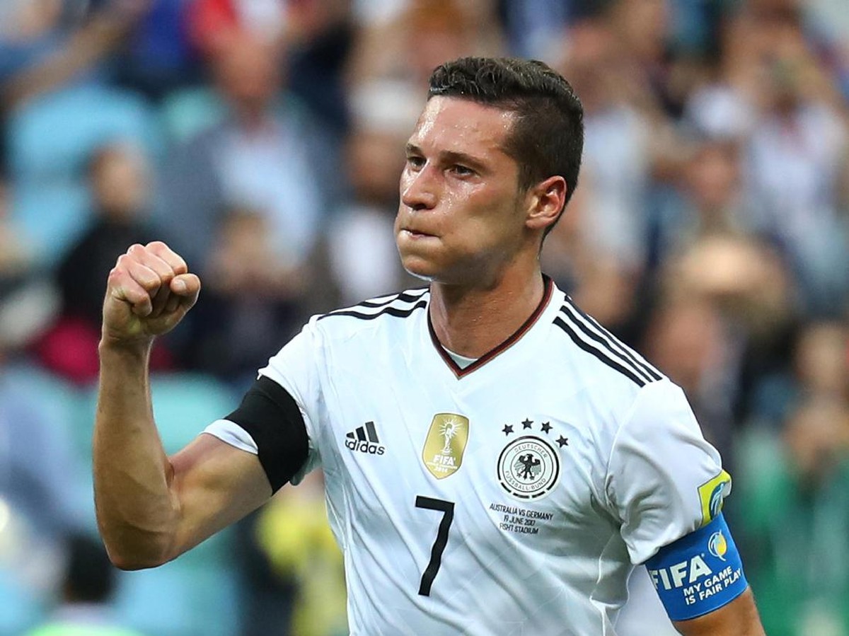 Kapten Timnas Jerman di Piala Konfederasi 2017 Julian Draxler (Foto: REUTERS/Kai Pfaffenbach)