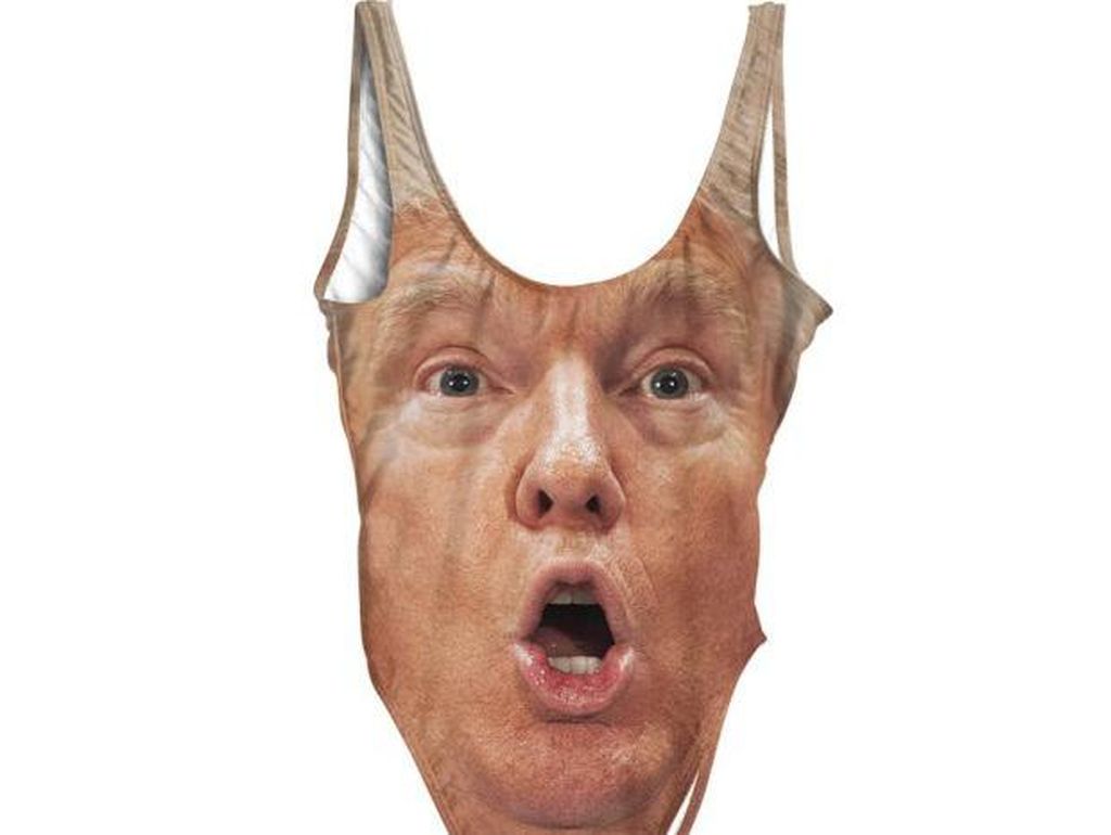 Baju Renang Bergambar Wajah Donald Trump Seharga Rp 800 Ribu, Mau Beli? Baju Renang Bergambar Wajah Donald Trump Seharga Rp 800 Ribu, Mau Beli?