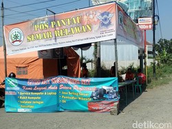 Jalur Mudik Mojokerto Disediakan Tambal Ban dan Servis Gratis 24 Jam