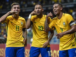 Brasil Butuh Lebih dari Neymar dan Gabriel Jesus untuk Juara Piala Dunia