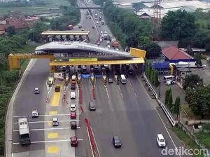 H-5 Lebaran, Gerbang Tol Cileunyi Ramai Lancar